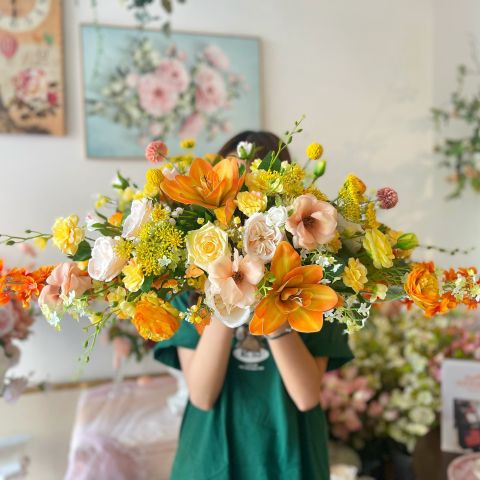  ZDẢI HOA BÀN HỌP BH022 