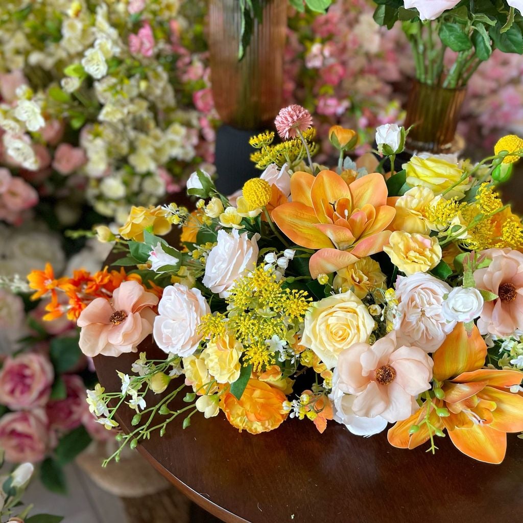 ZDẢI HOA BÀN HỌP BH022