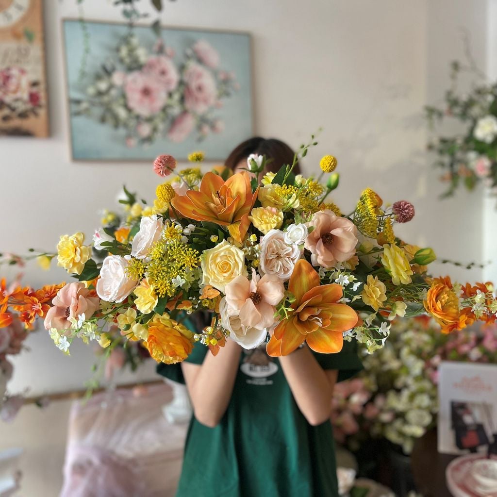 ZDẢI HOA BÀN HỌP BH022