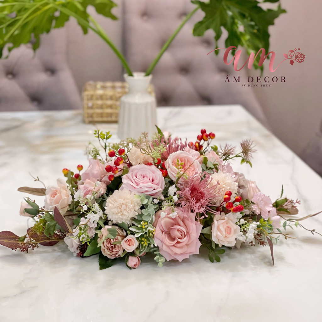 ZDẢI HOA BÀN HỌP BH028