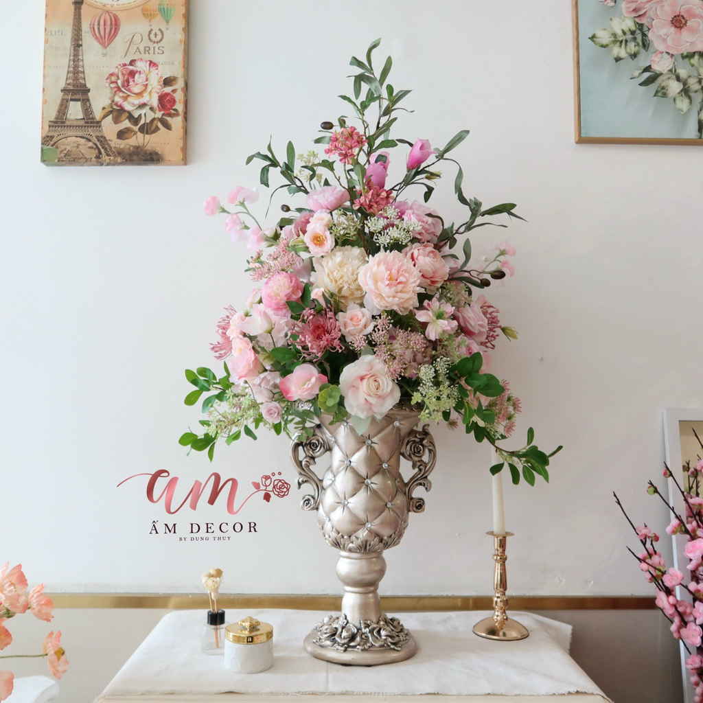 BÌNH HOA CỔ ĐIỂN ROSE SACHET