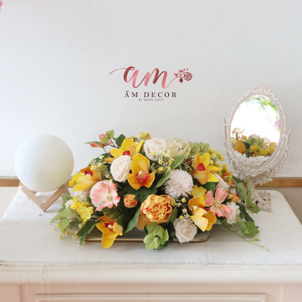 DẢI HOA BÀN HỌP BH032
