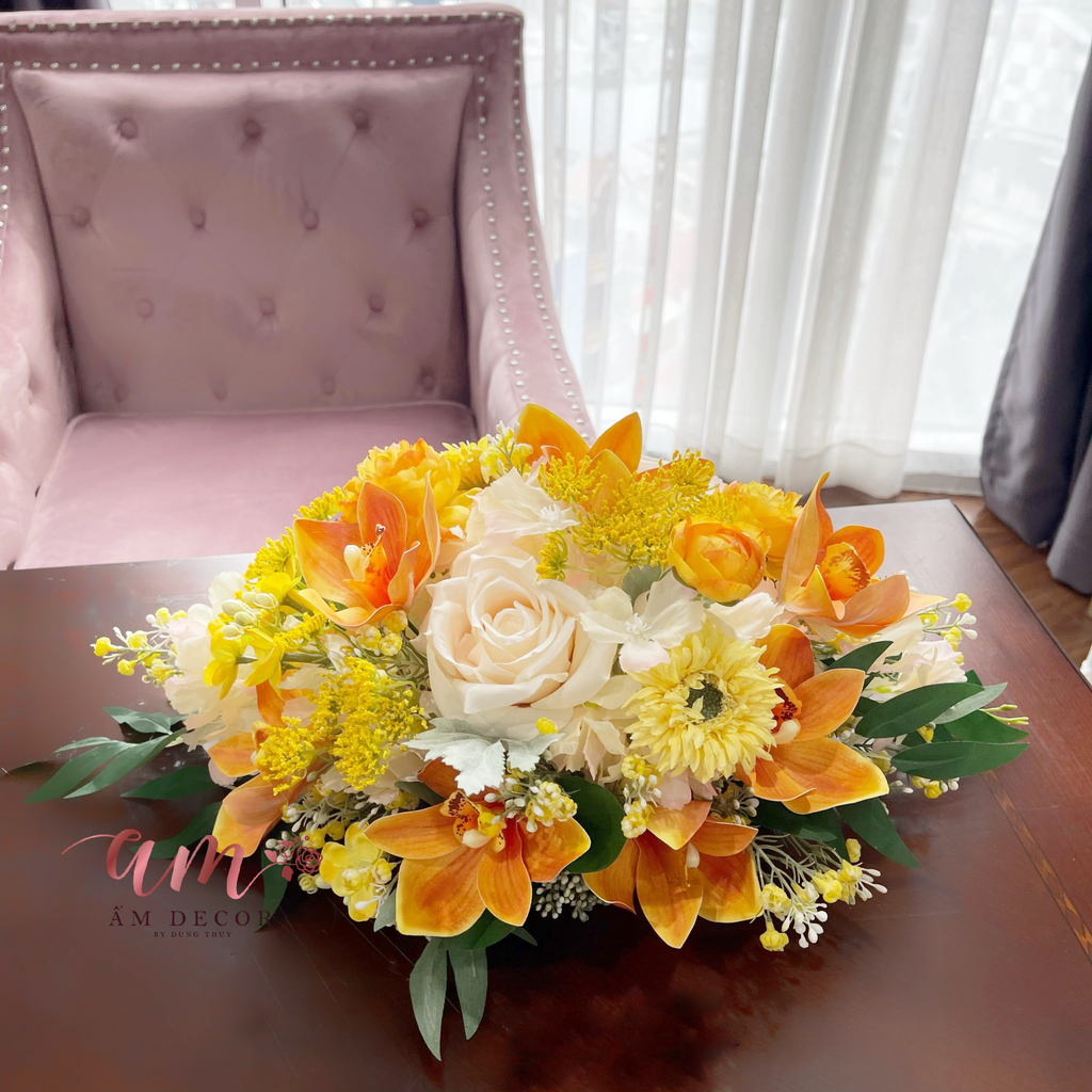 ZDẢI HOA BÀN HỌP BH033