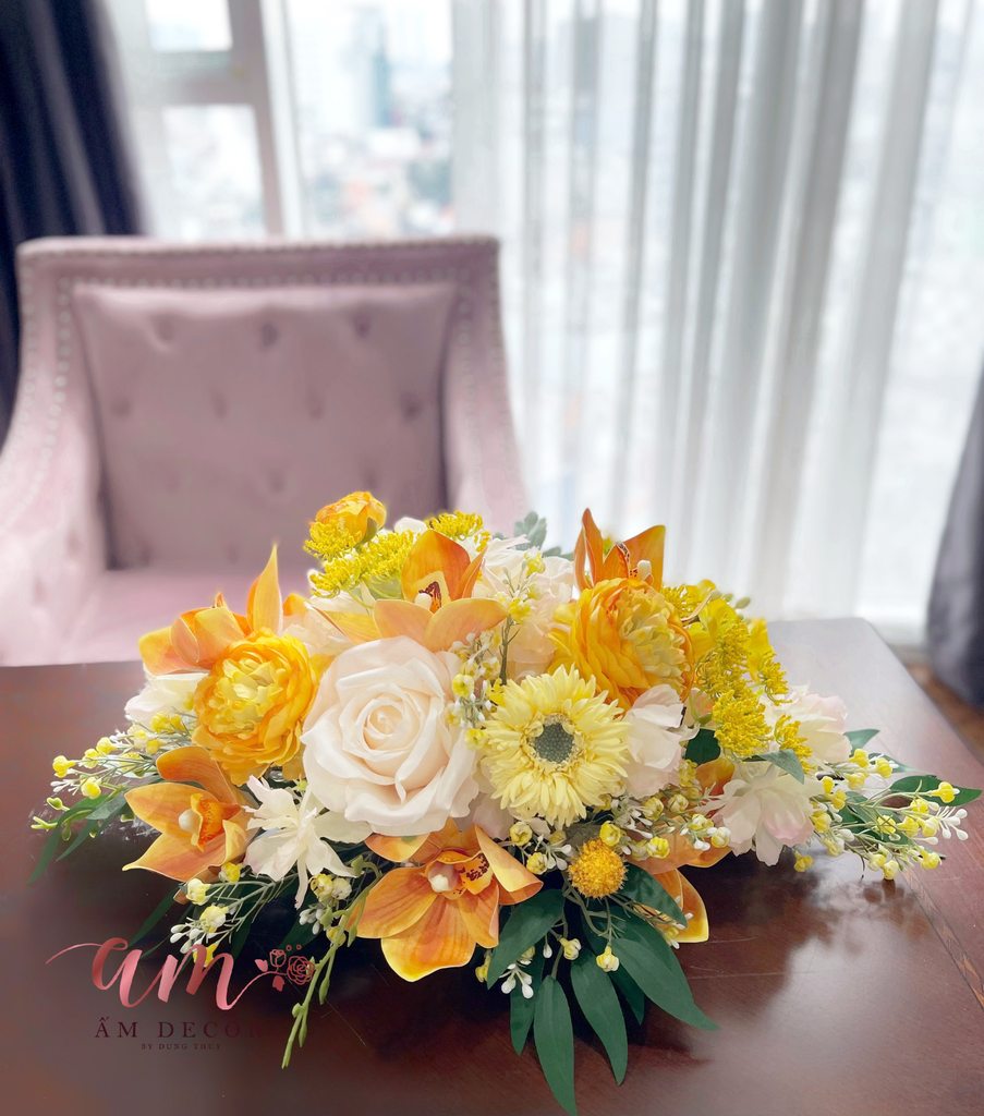 ZDẢI HOA BÀN HỌP BH033