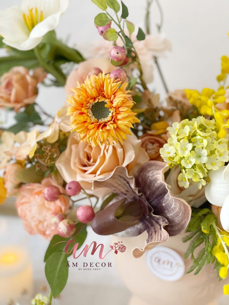 ZCLASSIC SUMMER CREAM FLORA ARTIFICIAL