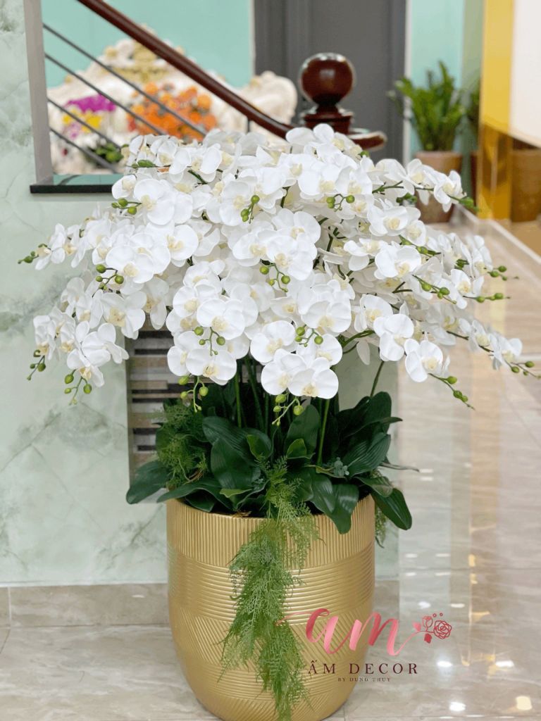 ORCHID METALGOLD ARANGEMENT