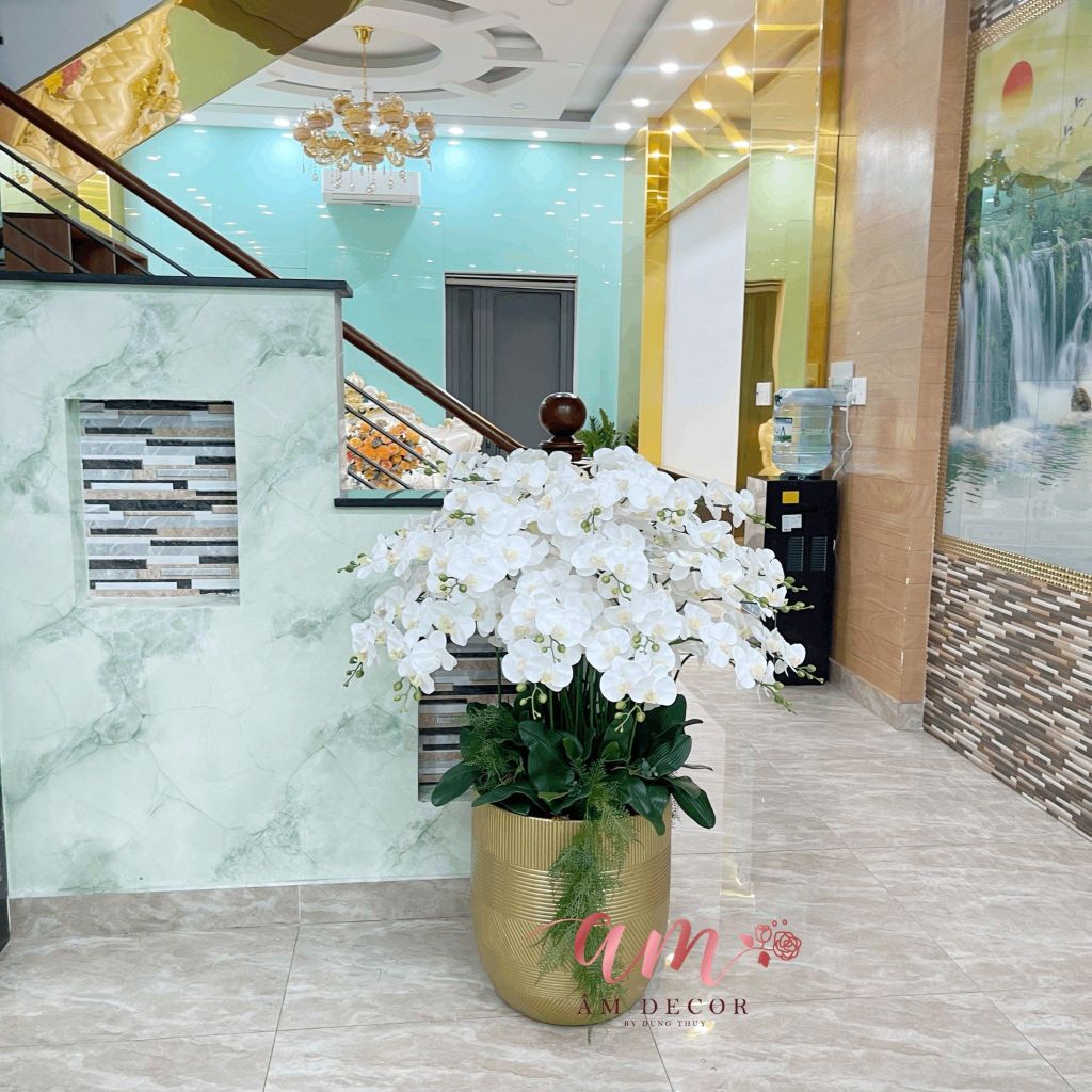 ORCHID METALGOLD ARANGEMENT