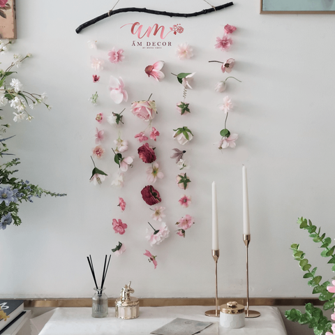  HOA TREO TƯỜNG MINNIE FLORAL 