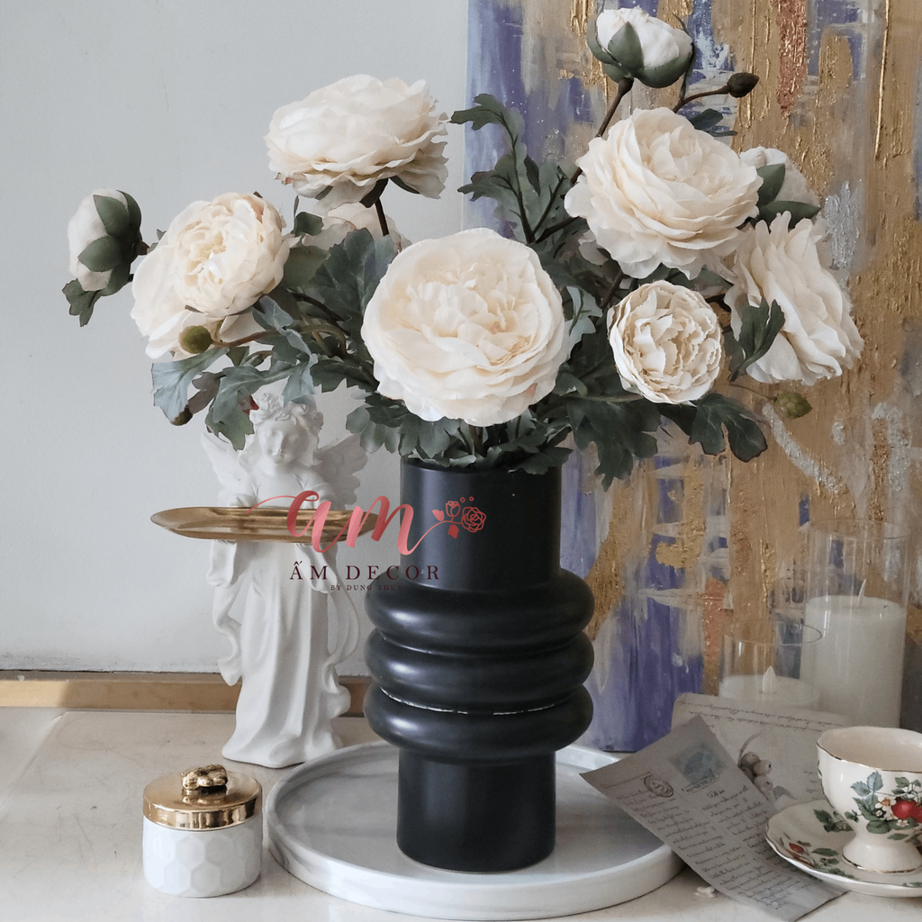BÌNH HOA PEONY CREAM