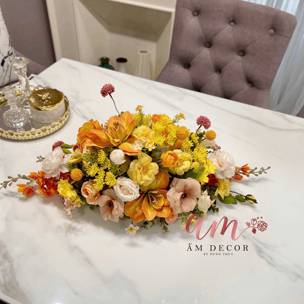 DẢI HOA BÀN HỌP BH045
