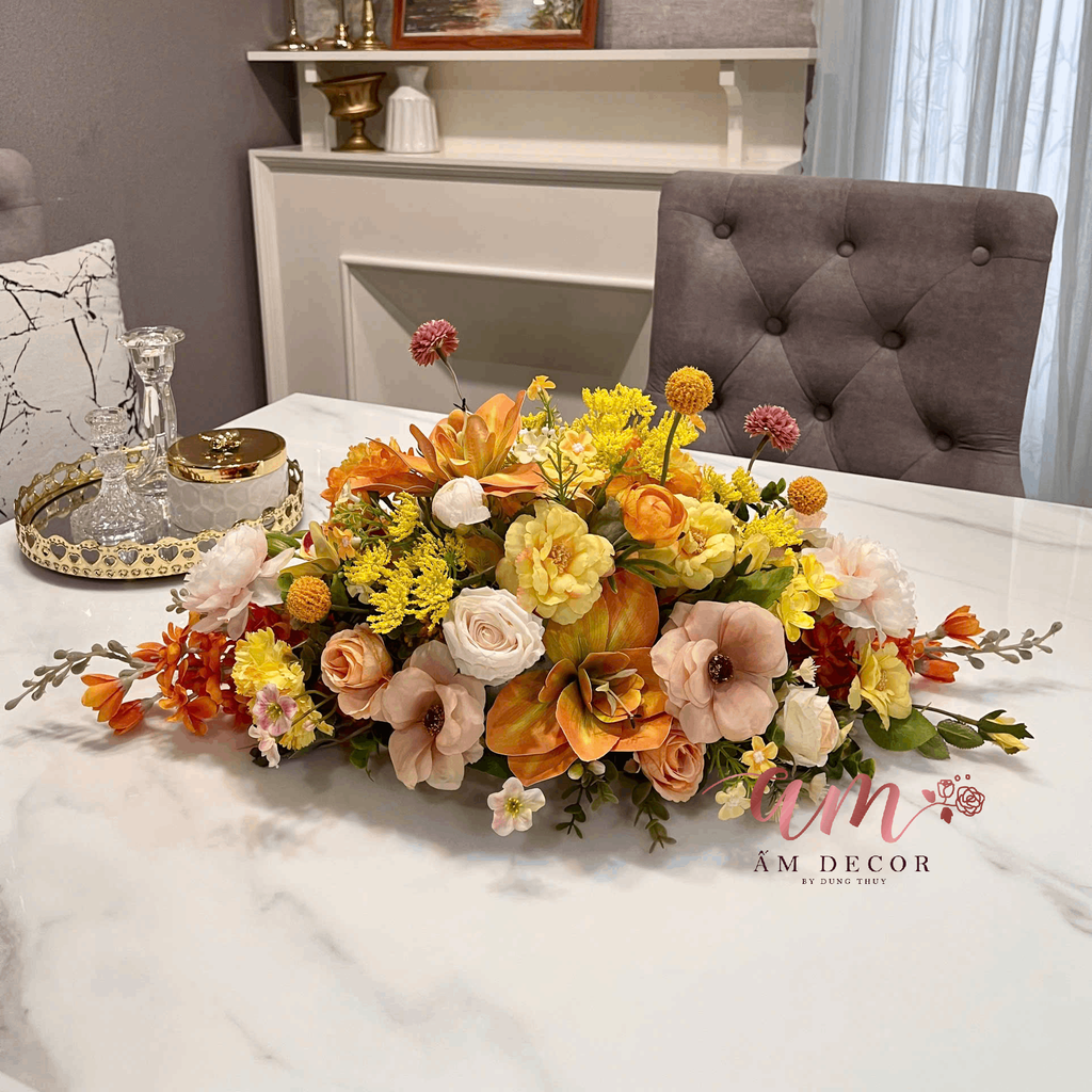 DẢI HOA BÀN HỌP BH045