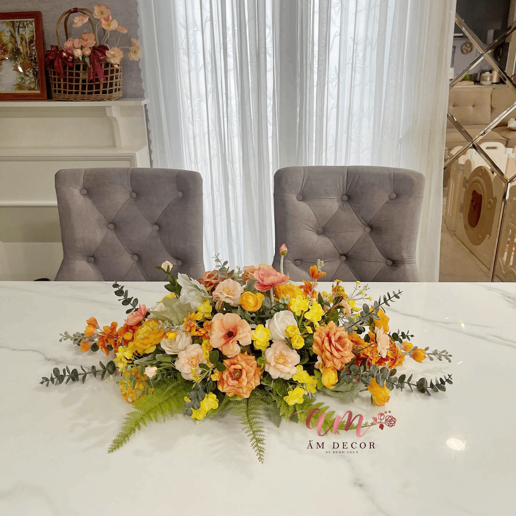 DẢI HOA BÀN HỌP BH046