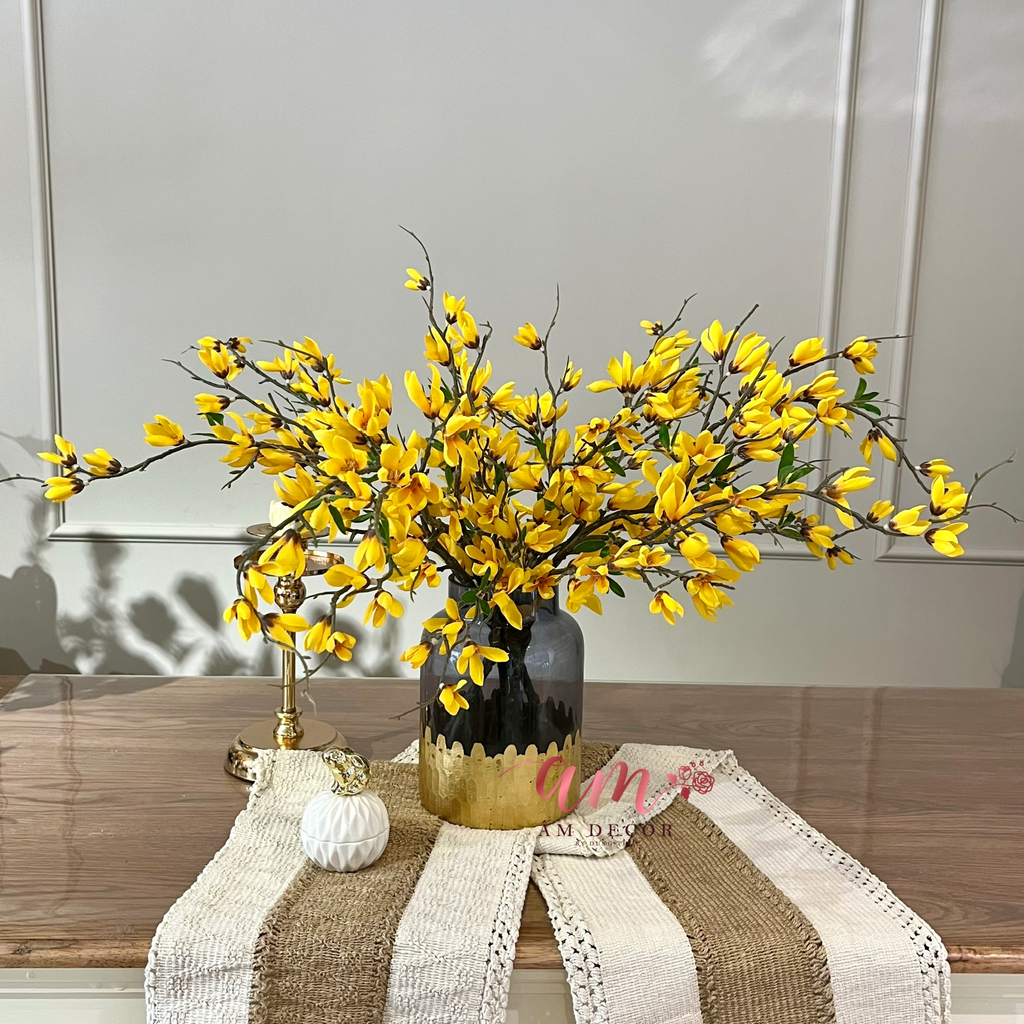 ZBÌNH HOA BLOSSOM YELLOW ARTIFICIAL