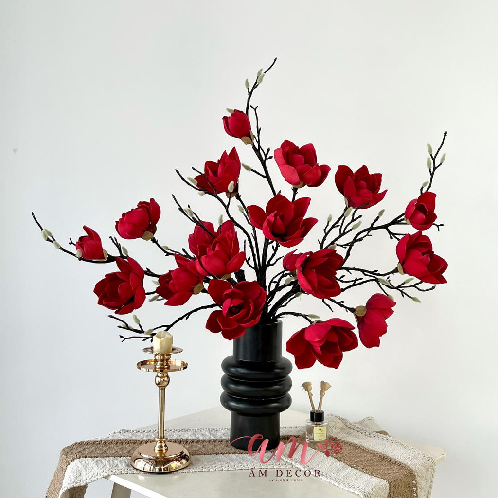 ZBÌNH HOA CHERRY MULAN ART FLORAL