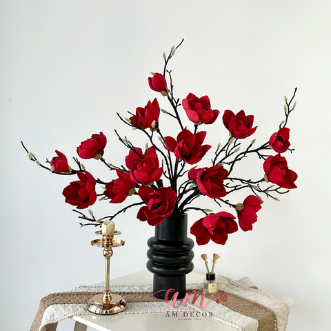  BÌNH HOA CHERRY MULAN ART FLORAL 