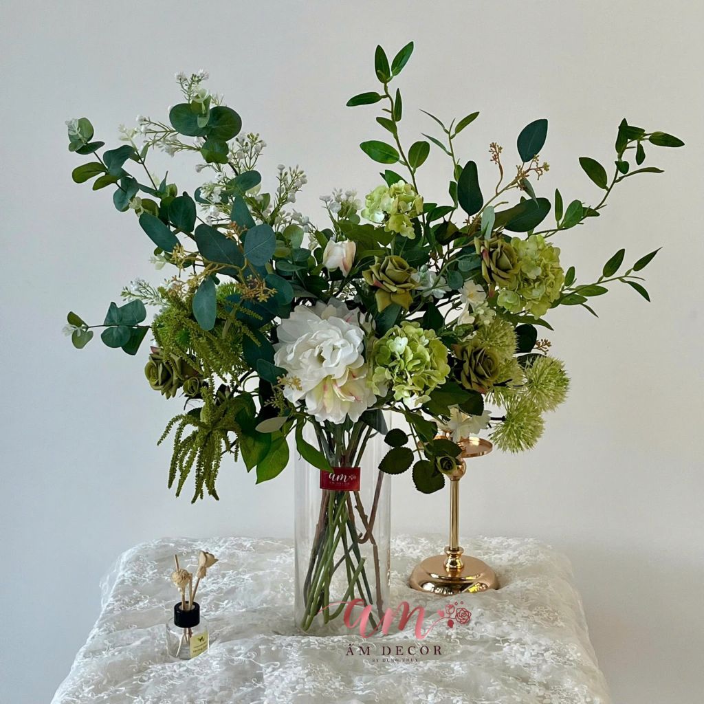 ZBÌNH HOA BASIL ARTIFICIAL