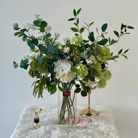  BÌNH HOA BASIL ARTIFICIAL 