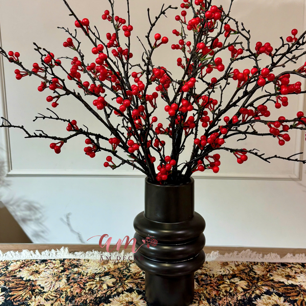 BÌNH HOA ĐÀO KIM NGỌC MÃN ĐƯỜNG