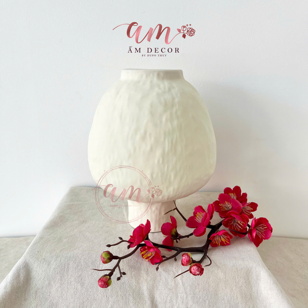 BÌNH GỐM CHÂN NHỎ THÂN MỀM MẠI