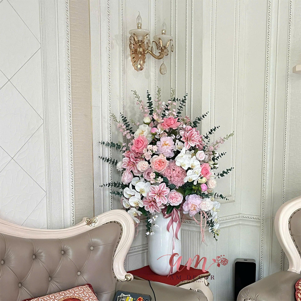 BÌNH HOA BLUSH FLORANCE