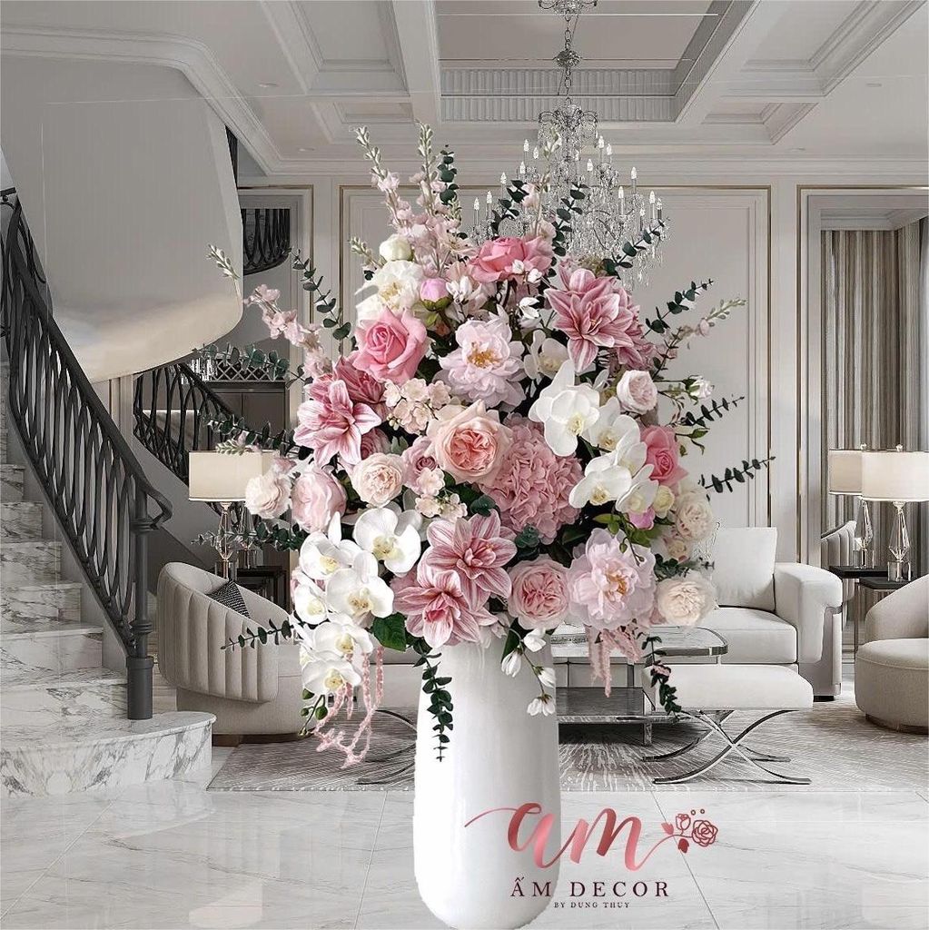 BÌNH HOA BLUSH FLORANCE