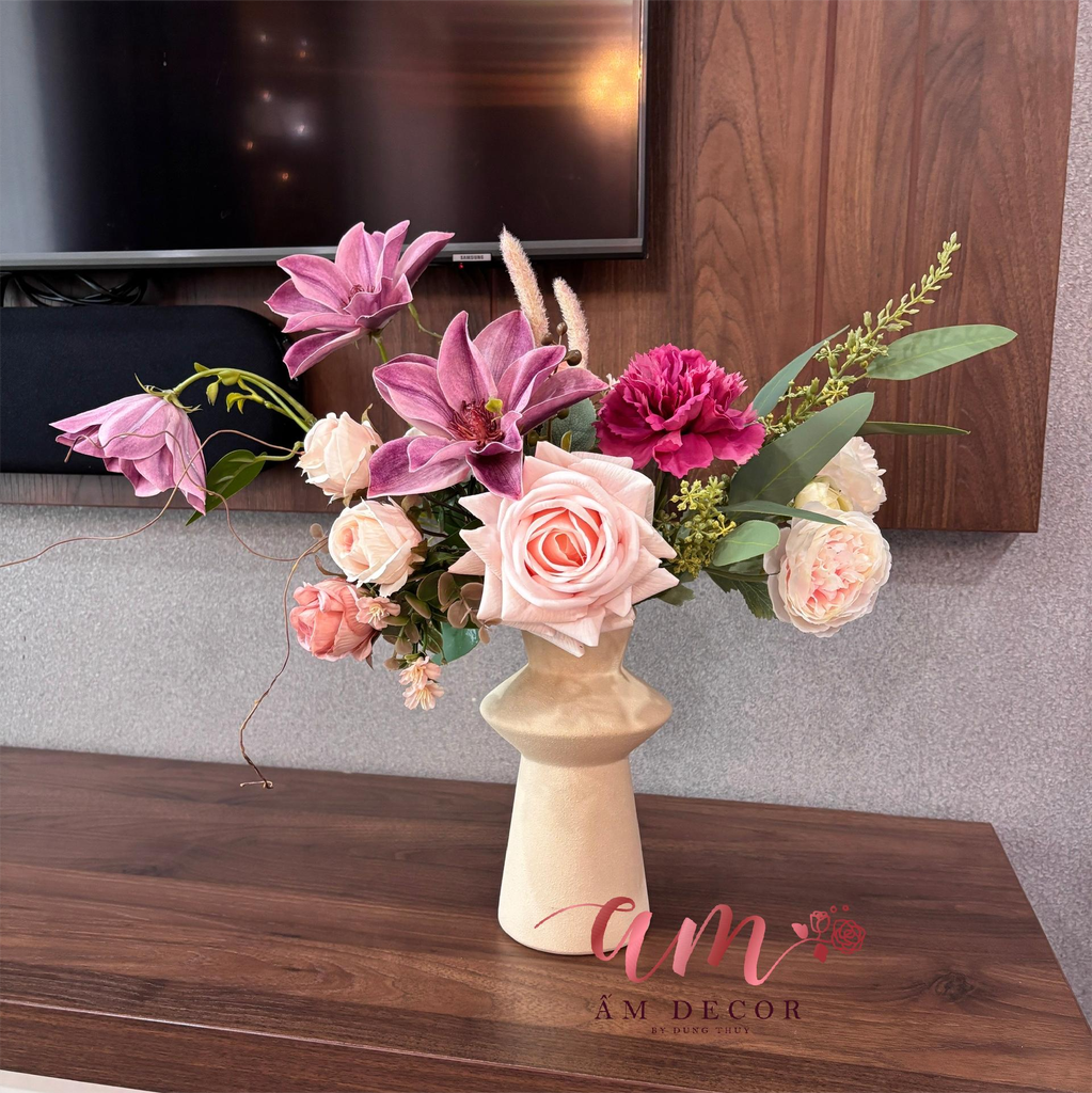 LỌ HOA MAUVE ELEGANCE