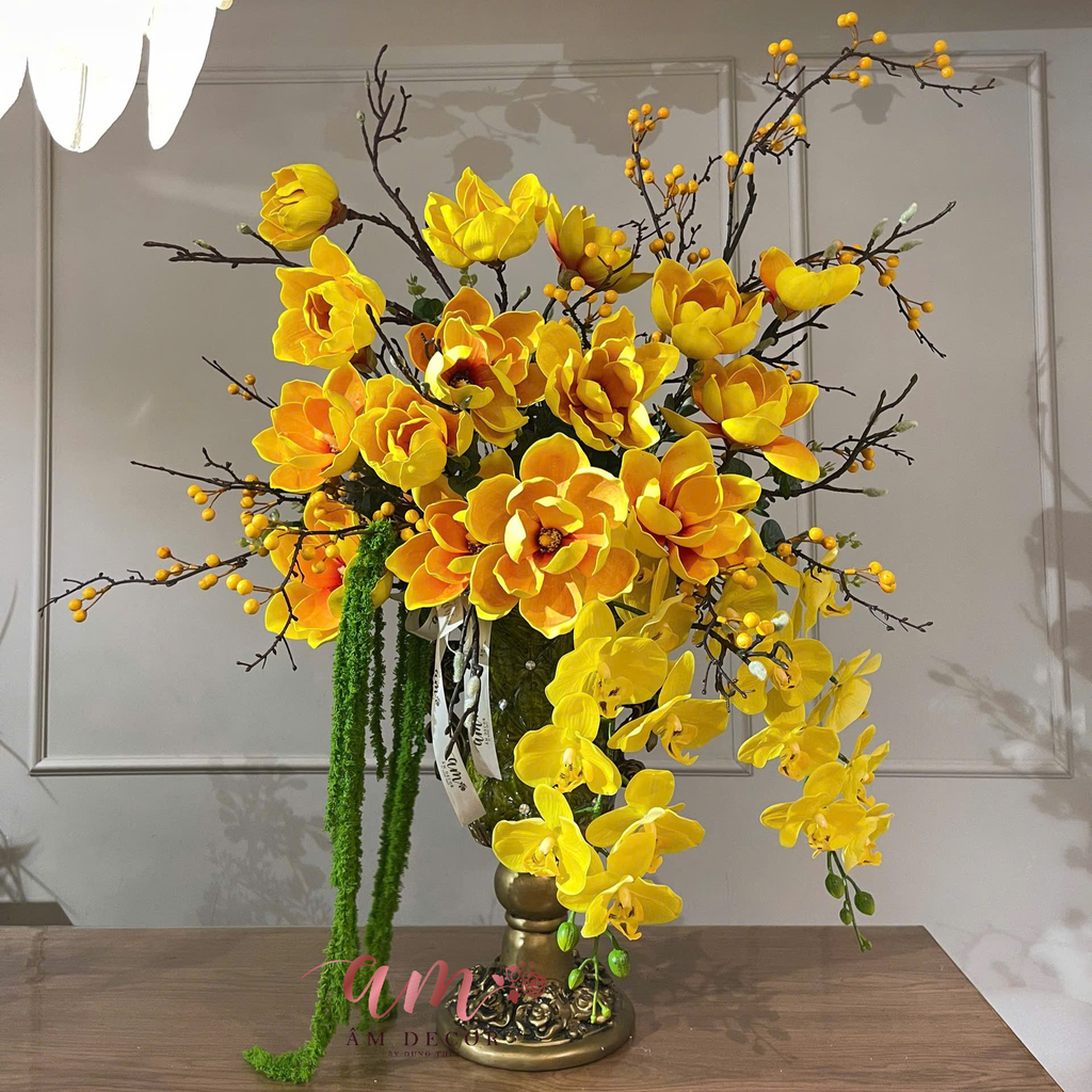 BÌNH HOA AMBER MULAN