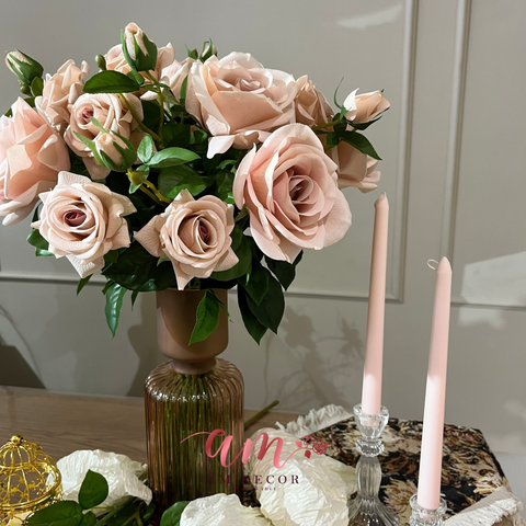  BÌNH HOA CAPPUCHINO ROSIE 