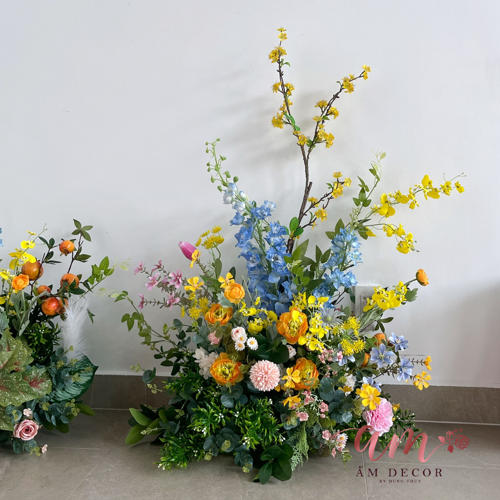 SET HOA DECOR GÓC CHỤP HÌNH TROPICAL GLOW