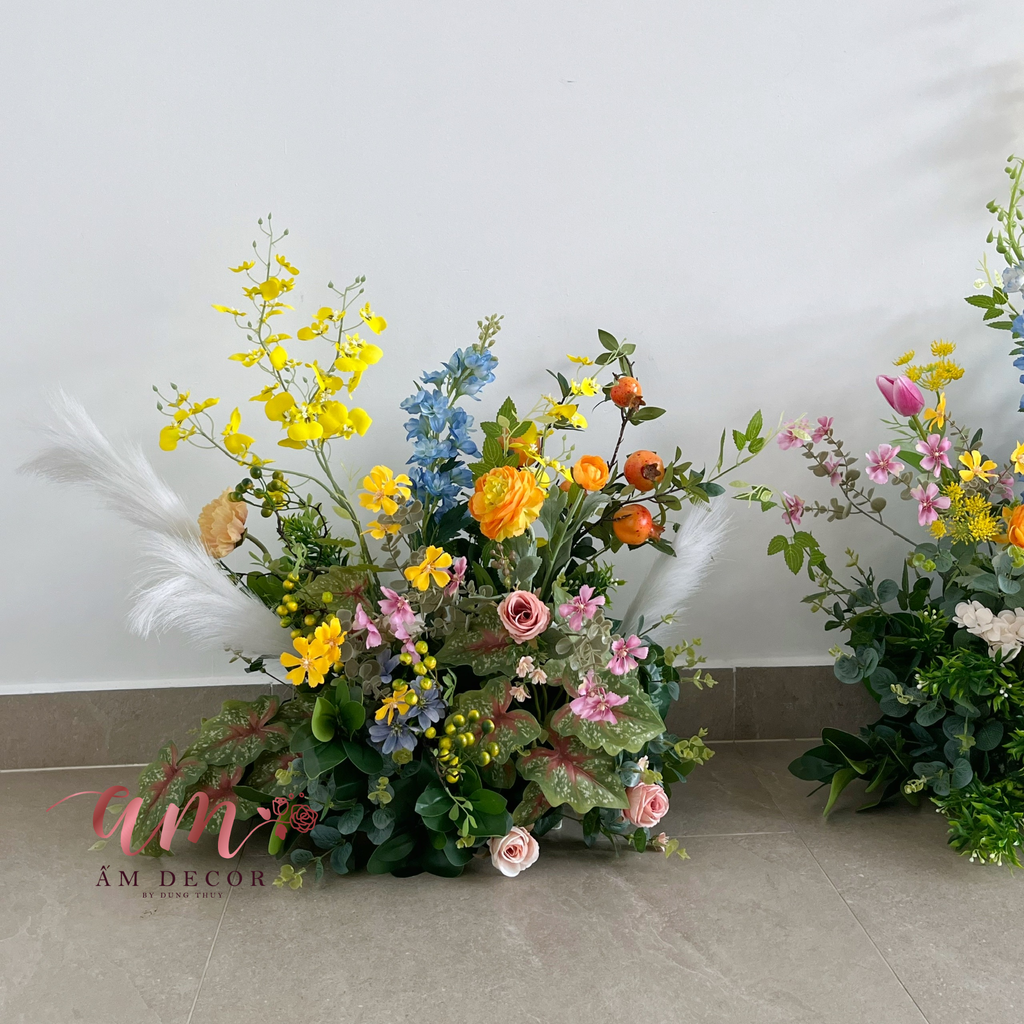 SET HOA DECOR GÓC CHỤP HÌNH TROPICAL GLOW