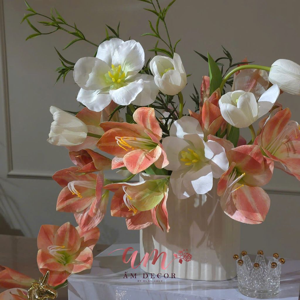 ZBÌNH HOA AMARYLLIS FLORA