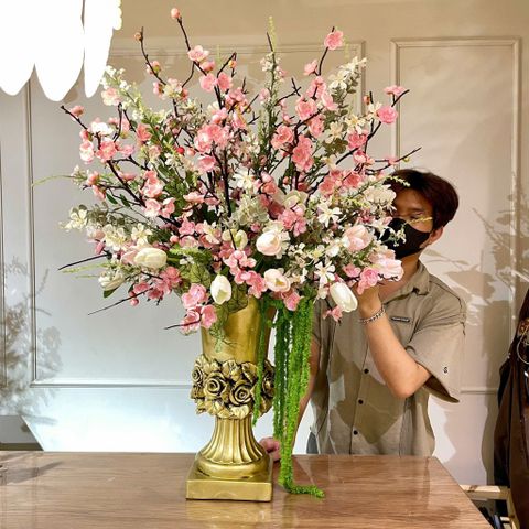  BÌNH HOA SAKURA CỔ ĐIỂN 