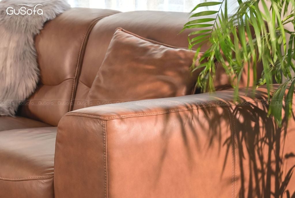 Ghế Sofa băng Feel size lớn 2,8m Da bò Brazil 80%