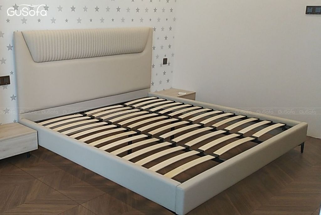 Giường BED02 1,8m x 2,0m Bọc Microfiber