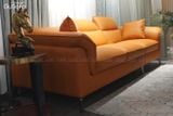 Ghế Sofa băng 4 chỗ Keva 2,5m Da bò Brazil bề mặt tiếp xúc