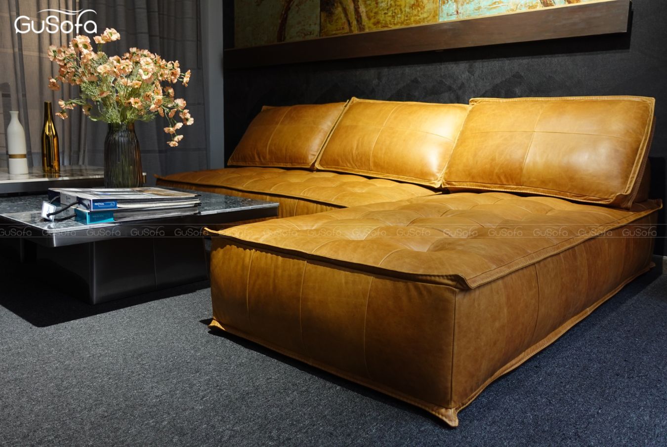  Sofa Module M 1,8m x 1,0m Da bò Brazil 100% 