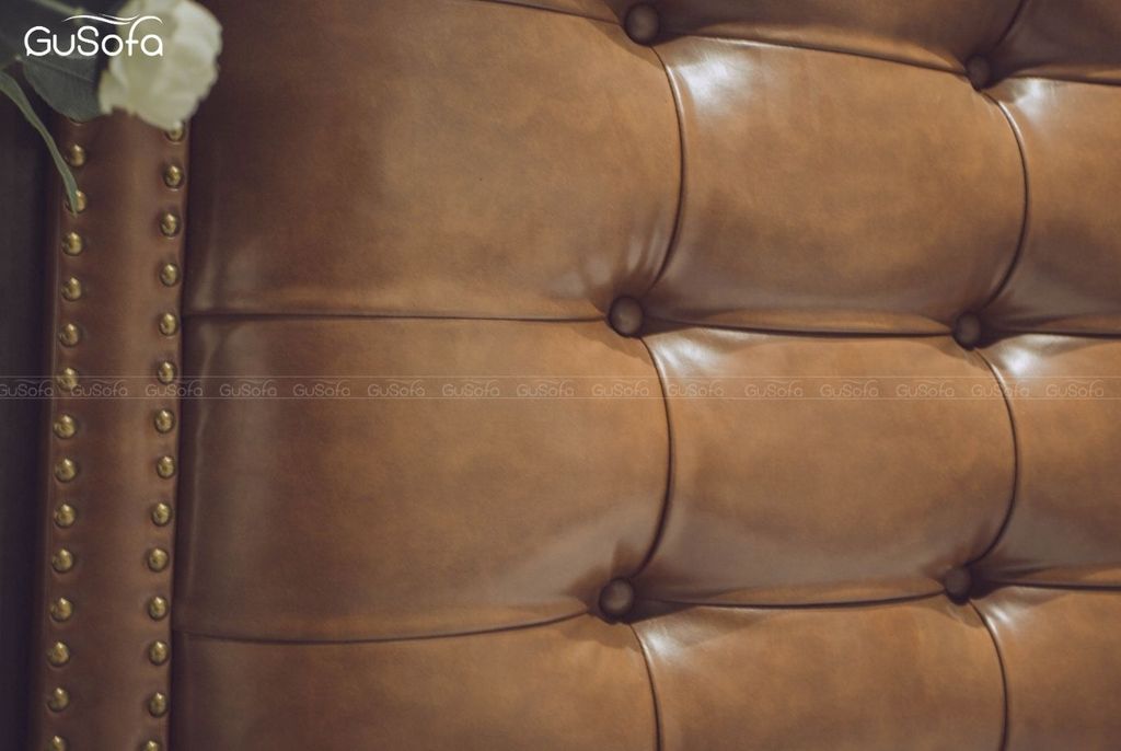 Giường BED04 1,8m x 2,0m bọc da tổng hợp Microfiber