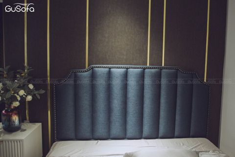 Giường BED05 1,8m x 2,0m bọc vải nỉ