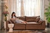 Ghế Sofa băng Together size lớn 2,5m Da bò Brazil 80%