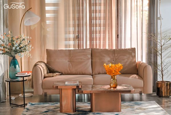  Ghế Sofa băng 3 chỗ HEBE 2,2m Microfiber 