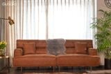 Sofa băng Zen 4 chỗ 2,5m Da bò Italy 80%