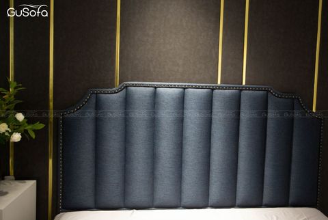 Giường BED05 1,8m x 2,0m bọc vải nỉ