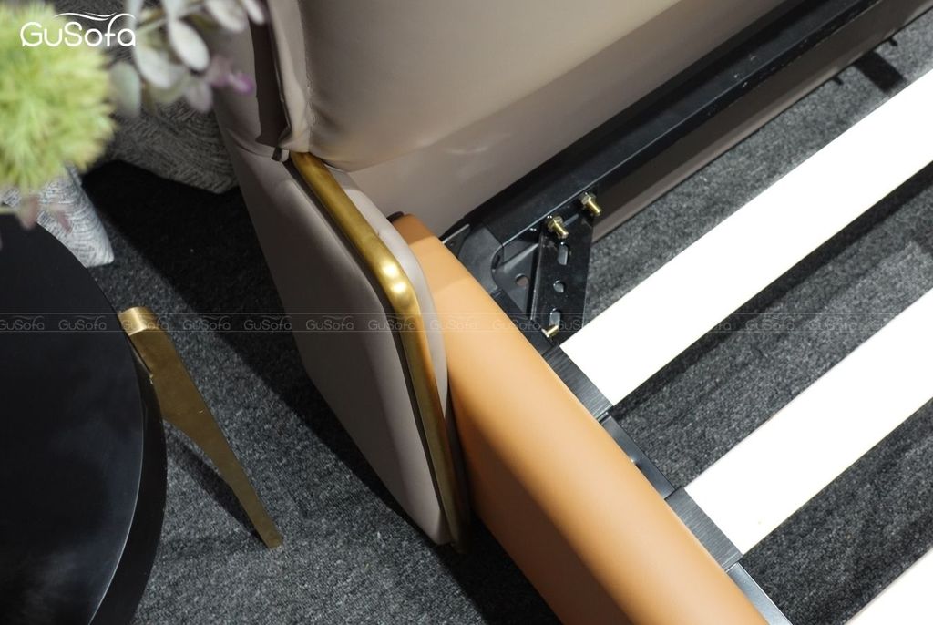 Giường BED09 1,8m x 2,0m bọc da tổng hợp Microfiber