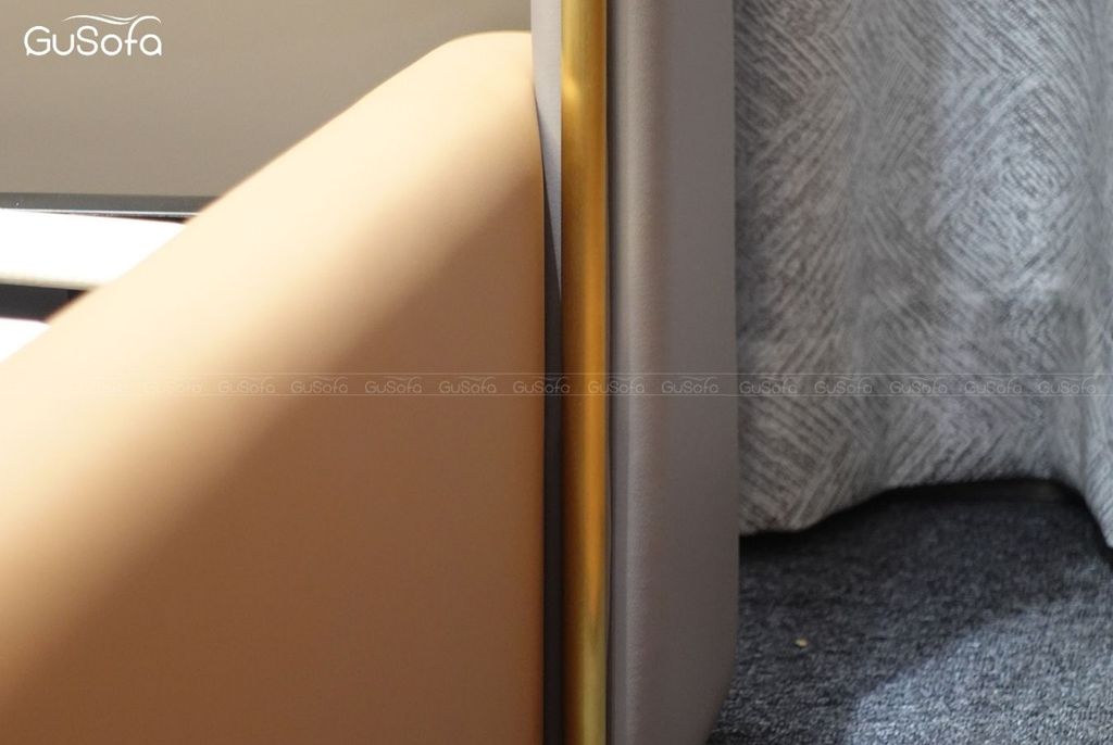 Giường BED09 1,8m x 2,0m bọc da tổng hợp Microfiber