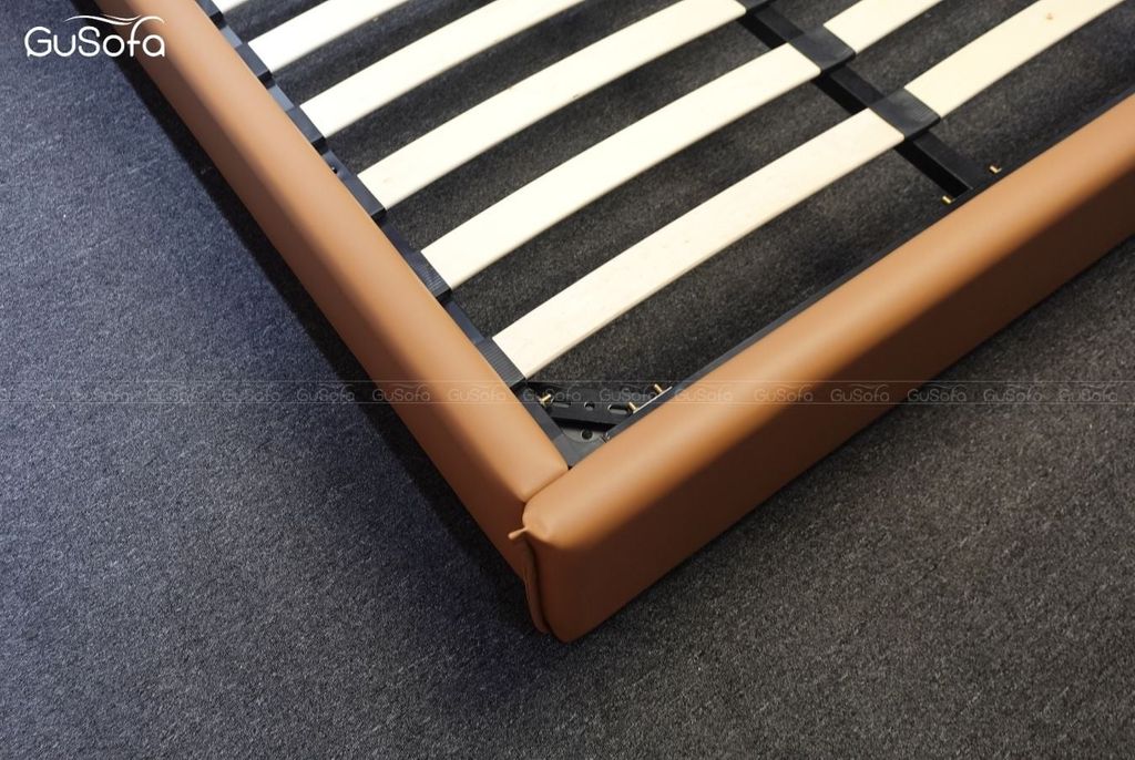 Giường BED09 1,8m x 2,0m bọc da tổng hợp Microfiber