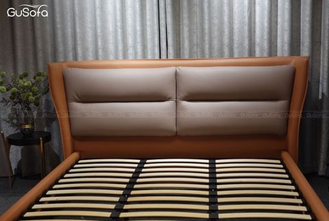 Giường BED10 1,8m x 2,0m bọc da tổng hợp Microfiber