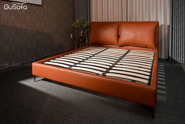 Giường BED11 1,8m x 2,0m bọc da tổng hợp Microfiber