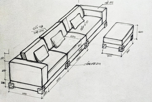Sofa thiết kế riêng - SOD04