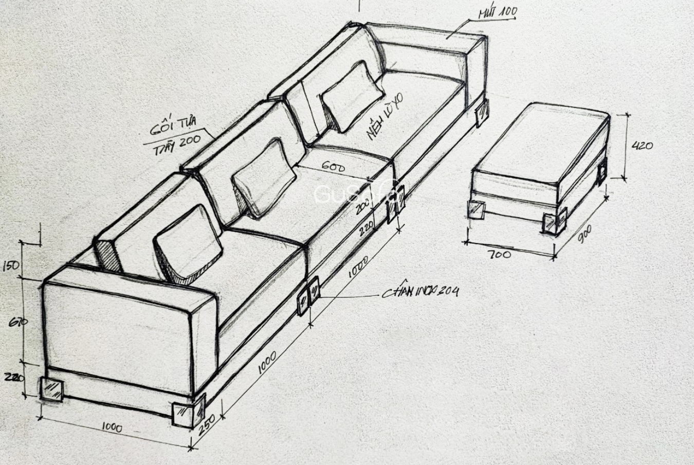  Sofa thiết kế riêng - SOD04 