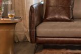 Sofa băng Lyna 2,2m Da bò Brazil mix Microfiber